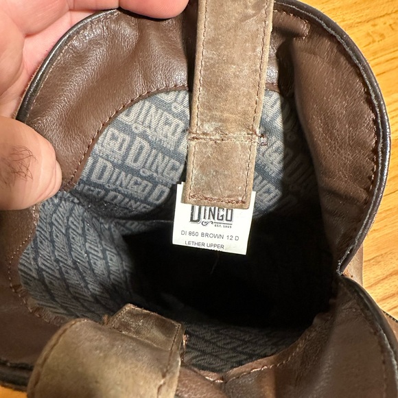 Dingo Hombre Men’s leather western boots size 12D - Picture 11 of 14